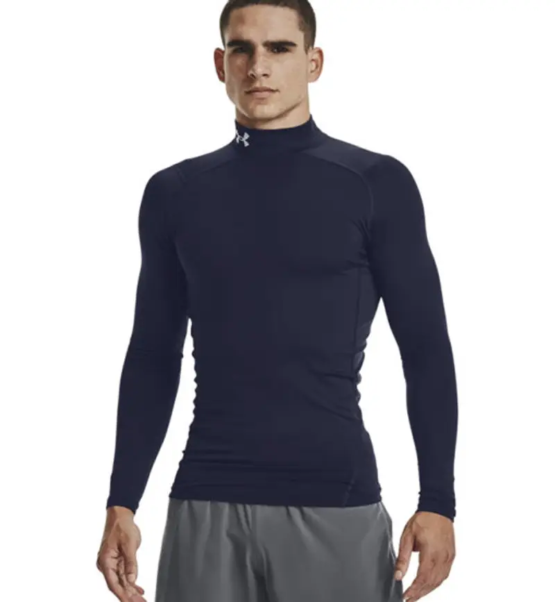 ColdGear® Compression Mock - maglietta tecnica a maniche lunghe - uomo Blue