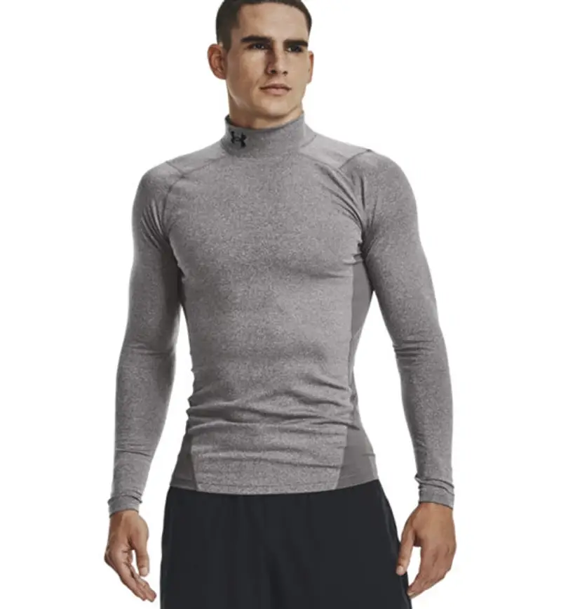 ColdGear® Compression Mock - maglietta tecnica a maniche lunghe - uomo Grey
