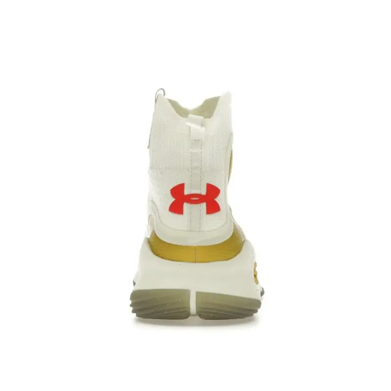 Curry 4 Retro Mentalità da Campione Uomo Sneakers Crema 1298306-301 45 miniatura 5