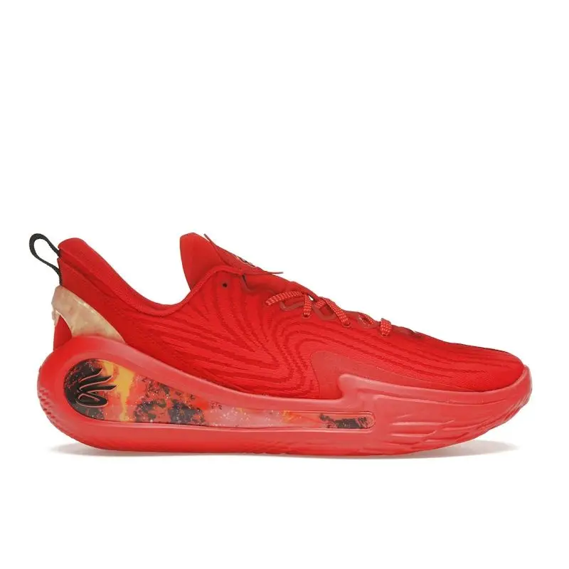 Curry Brand Curry Flow 12 Spark Scarpe da Ginnastica da Uomo Rosso Ares-Rosso 3028497-600