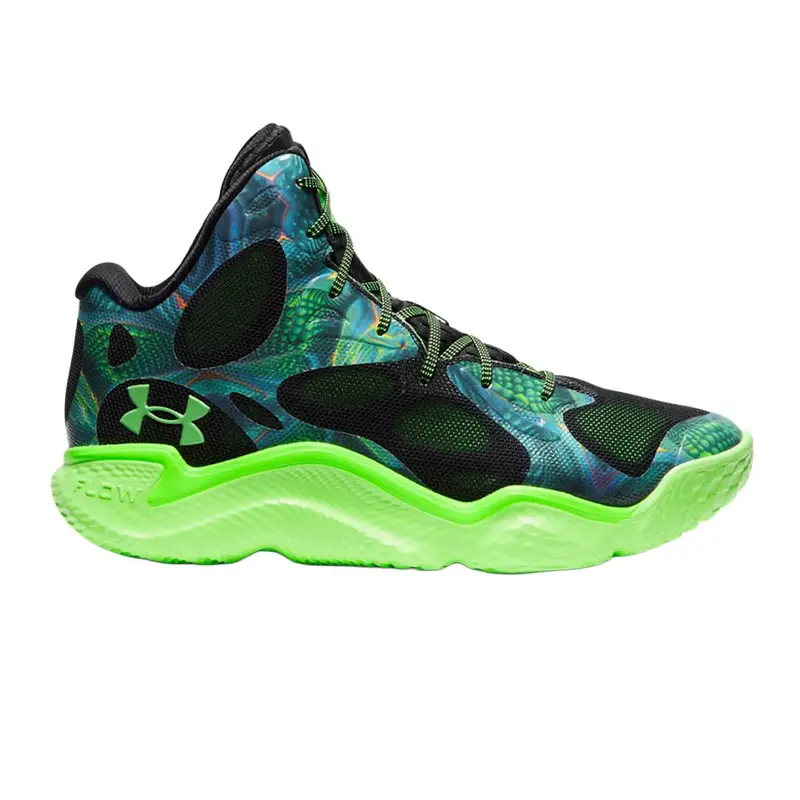 Curry Spawn Flotro Nero Giallo - Scarpe Basket Uomo EUR 44 / US 10