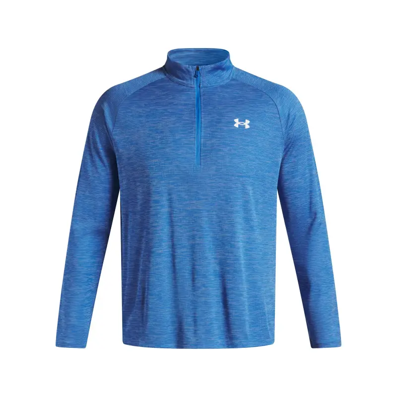 Drill top allenamento con 1/2 zip Under Armour Tech Bleu