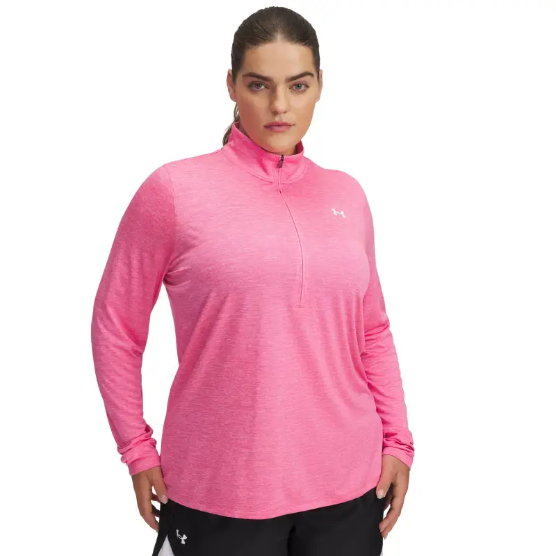 Drill top allenamento da donna con 1/2 zip Under Armour Tech