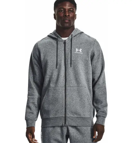 Essential Fleece - felpa con cappuccio - uomo Grey