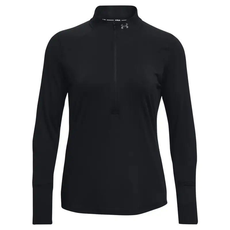 Felpa 1/2 zip da donna Under Armour Qualifier Run 2 0 Noir