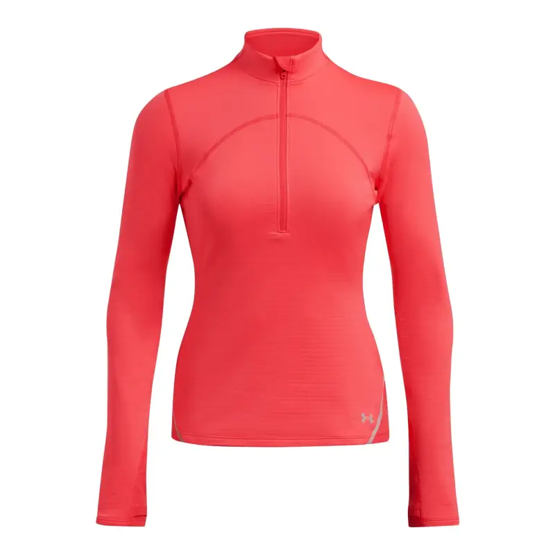 Felpa 1/2 zip in maglia donna Under Armour Vanish Rouge