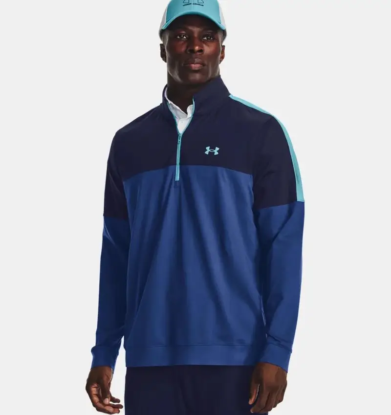 Felpa 1/4 Zip Under Armour Golf Blu | Under Armour
