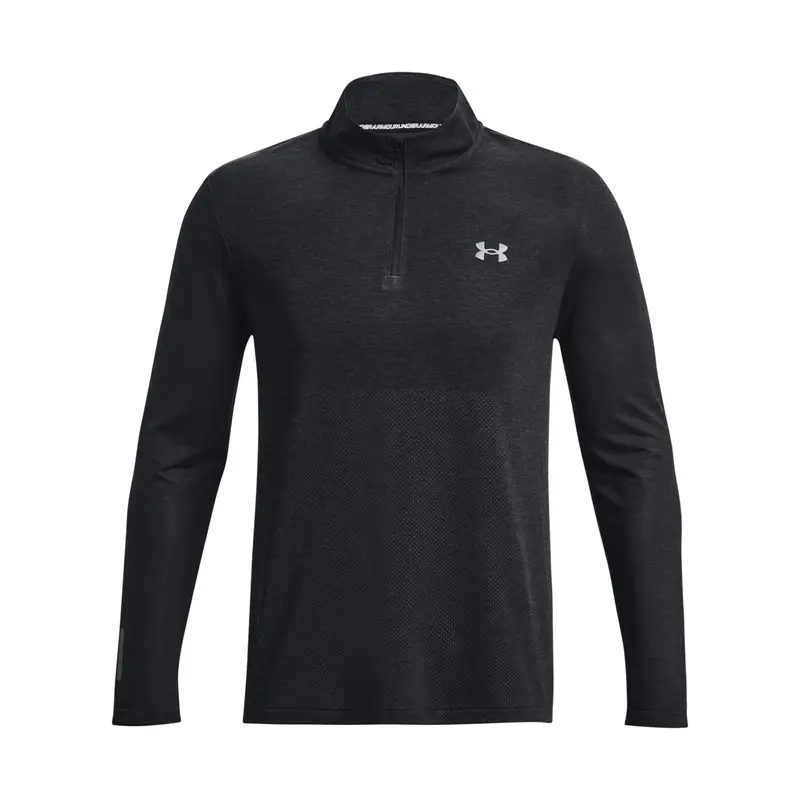 Felpa con 1/4 di zip Under Armour Stripe Noir