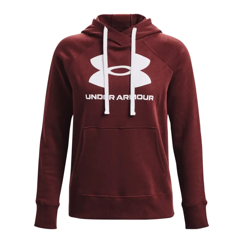 Felpa con cappuccio da donna Under Armour Rival Fleece Logo Rouge