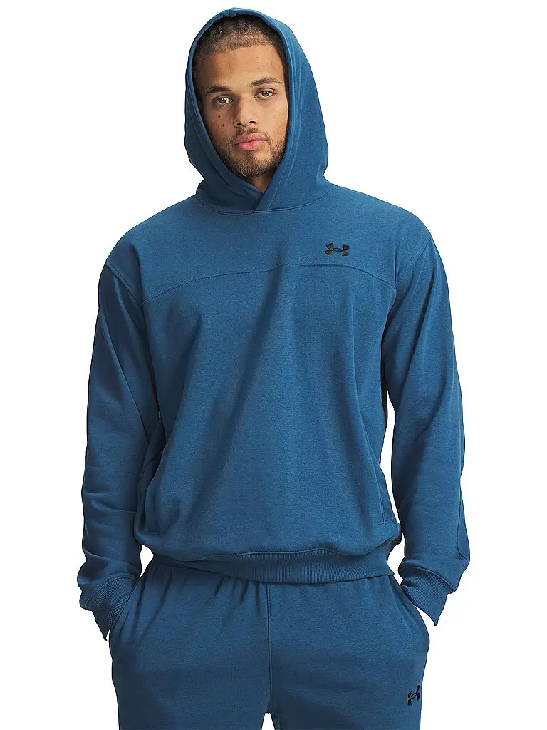 Felpa con cappuccio da uomo UA Rival Lightweight blu | S
