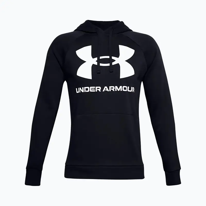 Felpa con cappuccio da uomo Under Armour Rival Fleece Big Logo HD | Under Armour Nero