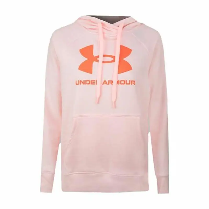 Felpa con Cappuccio Donna Rival Fleece | Under Armour Rosa