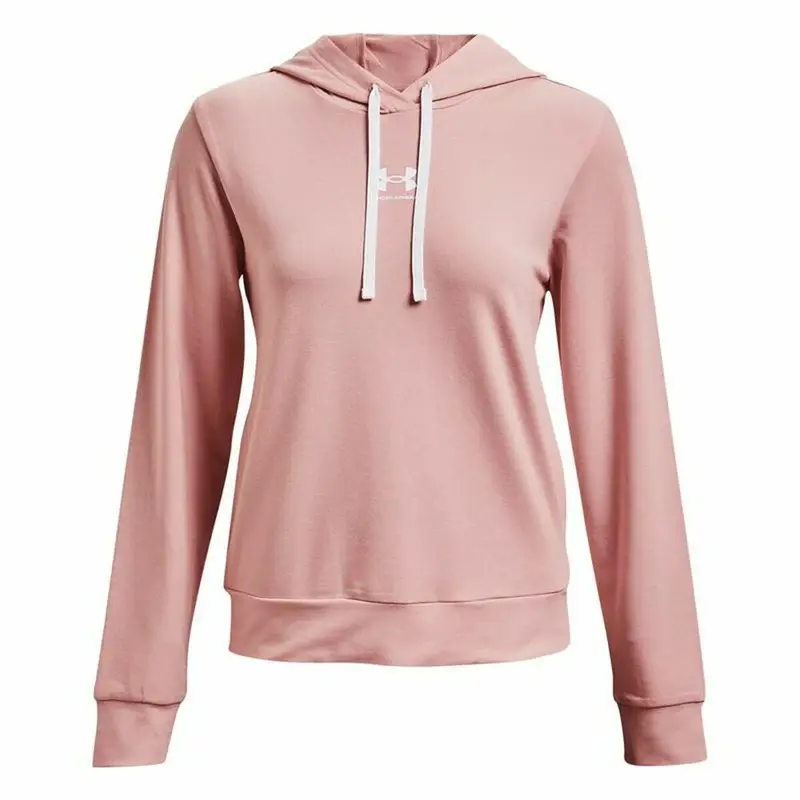 Felpa con Cappuccio Donna Rival Terry | Under Armour Rosa