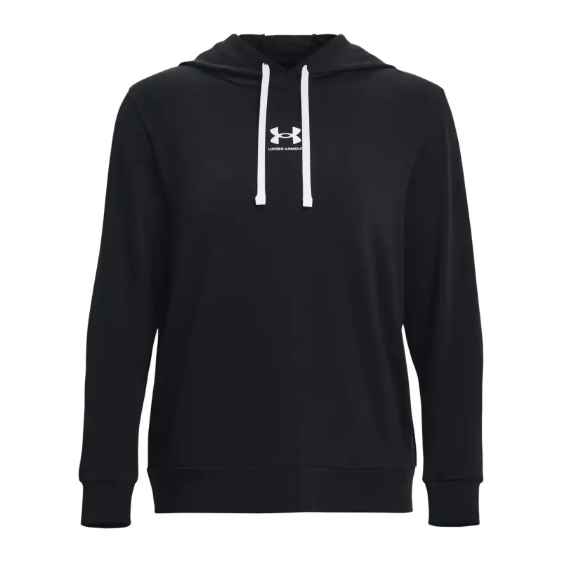 Felpa con cappuccio in pile da donna Under Armour Rival Noir