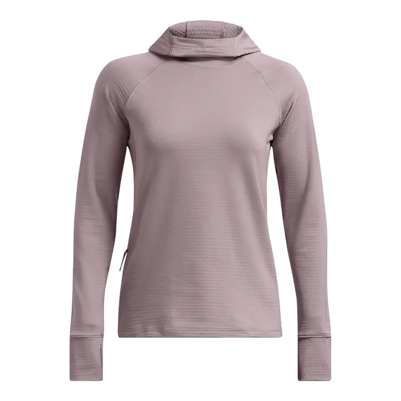 Felpa con cappuccio per tempo freddo donna Under Armour UA Launch Gris