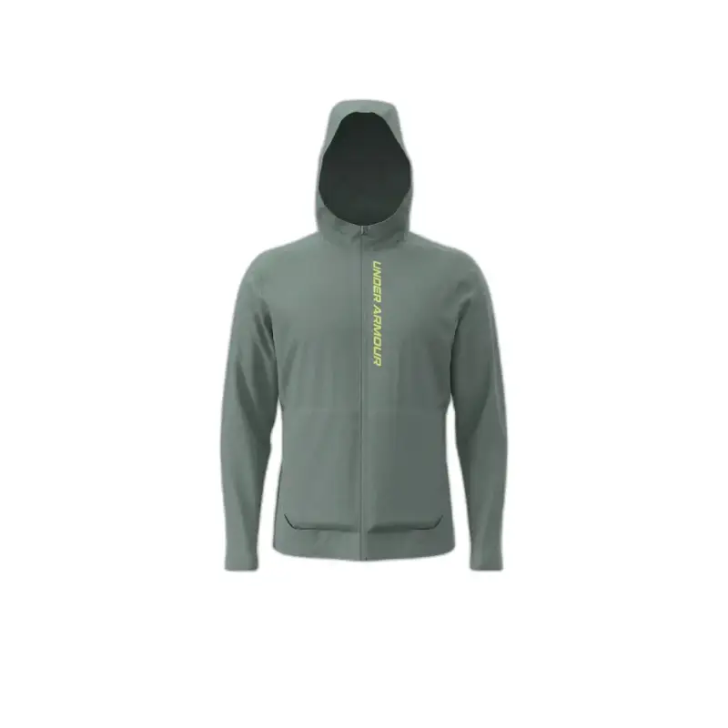 Felpa con cappuccio Under Armour OutRun The Storm Vert