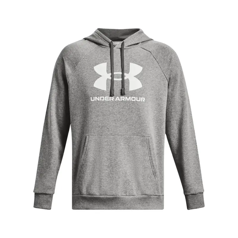 Felpa con cappuccio Under Armour Rival Fleece Logo Gris