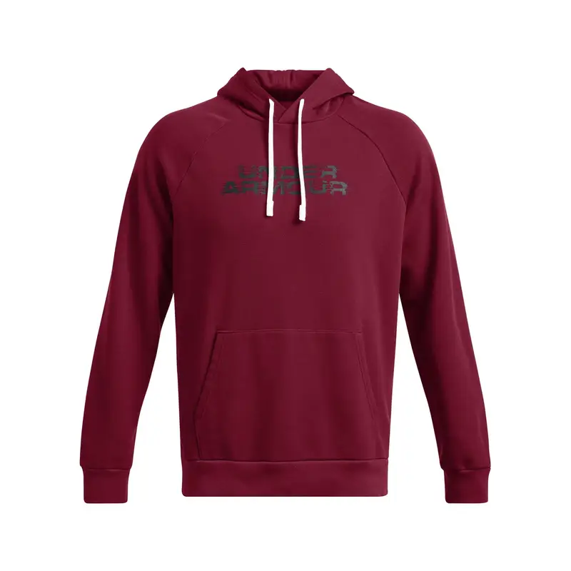 Felpa con cappuccio Under Armour Rival Fleece Rouge