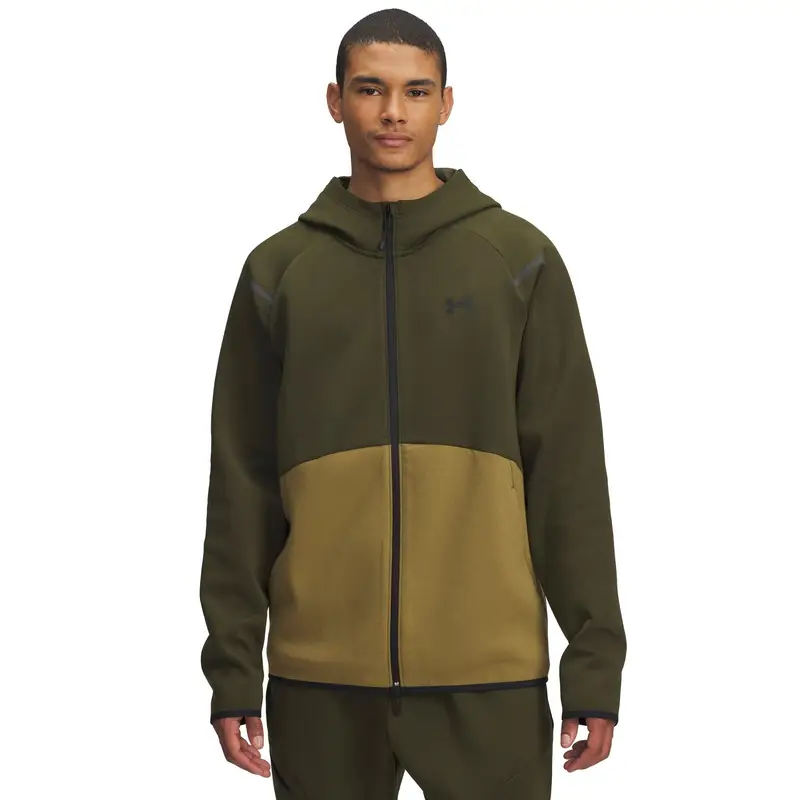 Felpa con cerniera a cappuccio Under Armour Unstoppable Fleece Vert