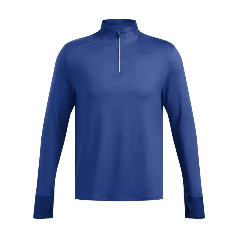 Felpa con zip 1/2 Under Armour Qualifier Bleu