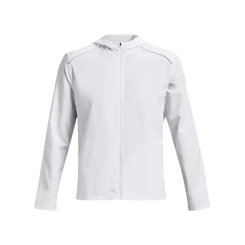 Felpa con zip a cappuccio Under Armour Storm Blanc