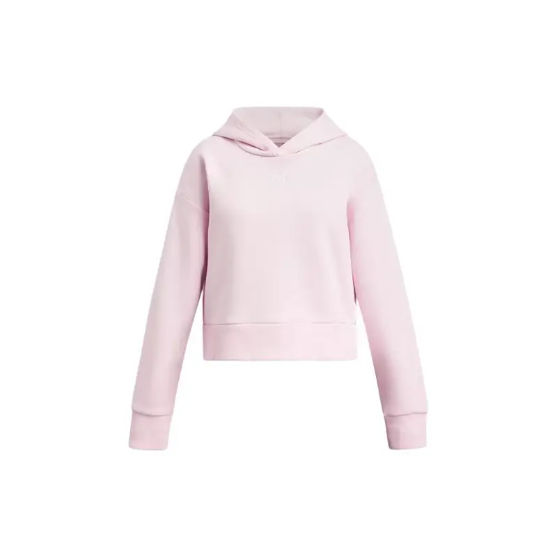Felpa corta con cappuccio da bambina Under Armour Rival Fleece Rose