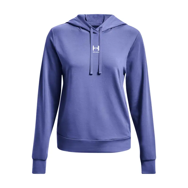 Felpa da allenamento da donna di Under Armour Rival Terry Felpa con cappuccio | Under Armour Blu