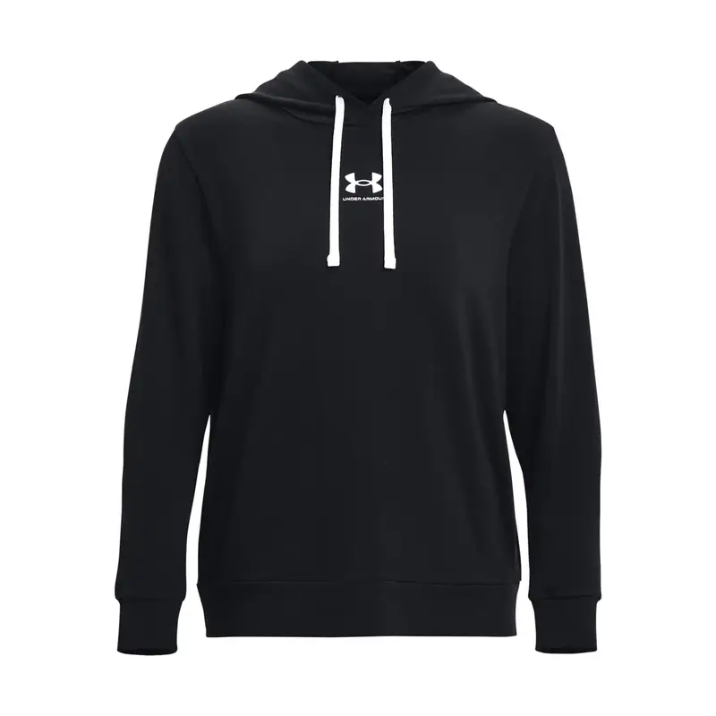 Felpa da allenamento da donna di Under Armour Rival Terry Felpa con cappuccio | Under Armour Nero