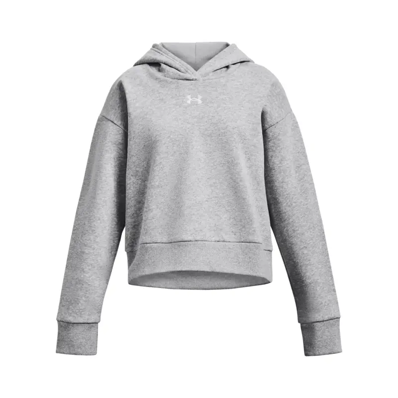 Felpa da bambina Under Armour Rival Fleece Gris