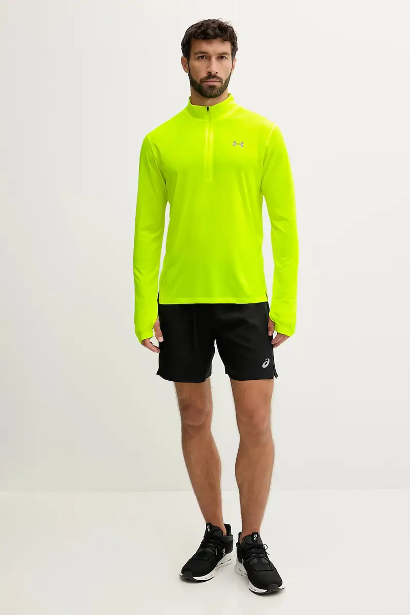 felpa da corsa Launch colore nero 6005542 Giallo miniatura 2