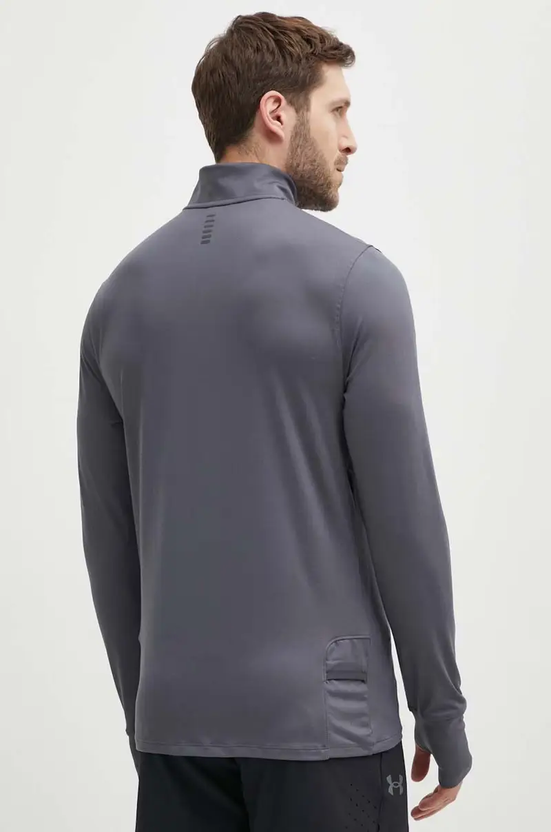 felpa da corsa Qualifier colore grigio miniatura 3