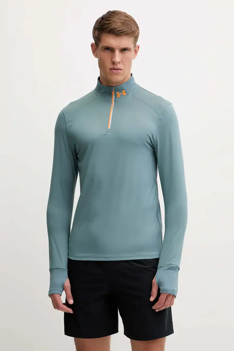 felpa da corsa Qualifier colore grigio Verde