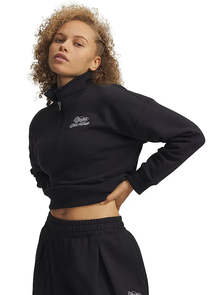 Felpa da donna Rival Fleece Script nero | XS