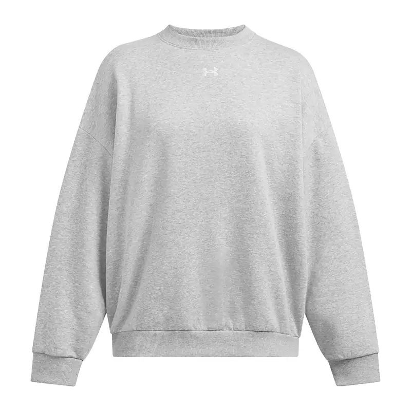 Felpa da donna Under Armour Rival Fleece OS Crew | Under Armour Grigio chiaro