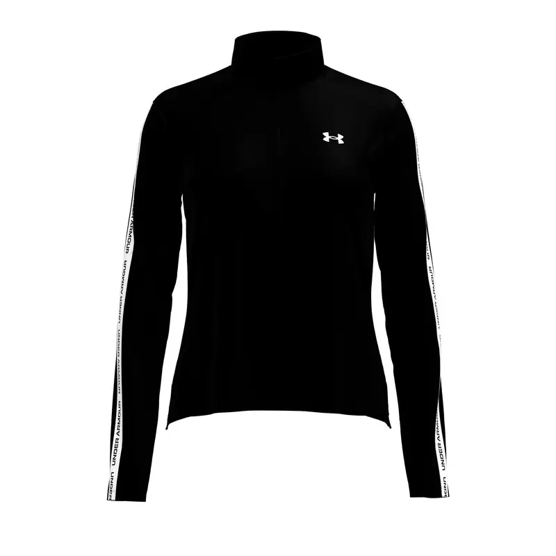 Felpa da donna Under Armour Tech Wordmark Tape Noir