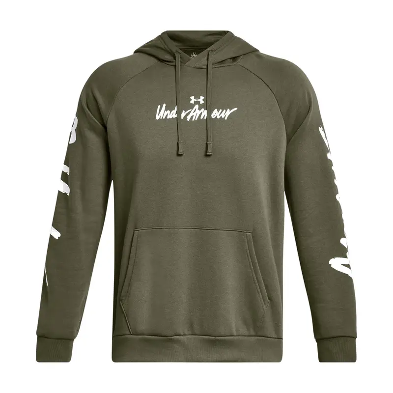 Felpa da uomo di Under Armour Rival Fleece Graphic HD | Under Armour Verde