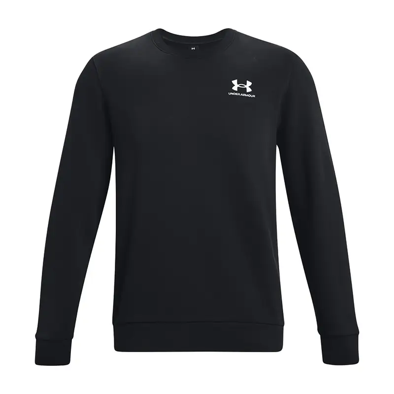 Felpa da uomo Under Armour Essential Fleece Crew | Under Armour Nero