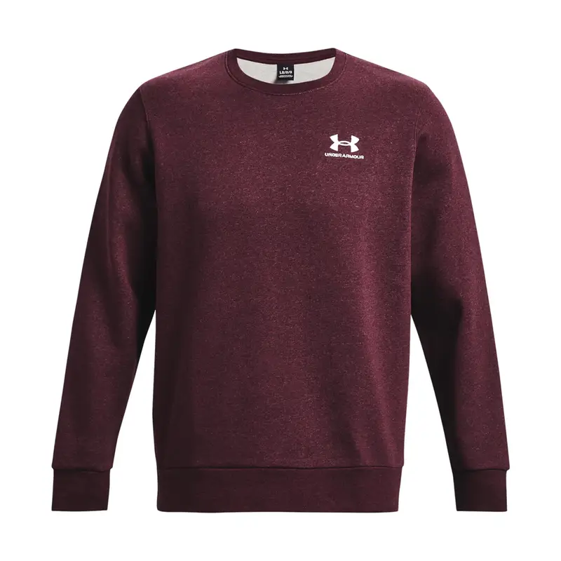 Felpa da uomo Under Armour Essential Fleece Crew | Under Armour Rosso carminio