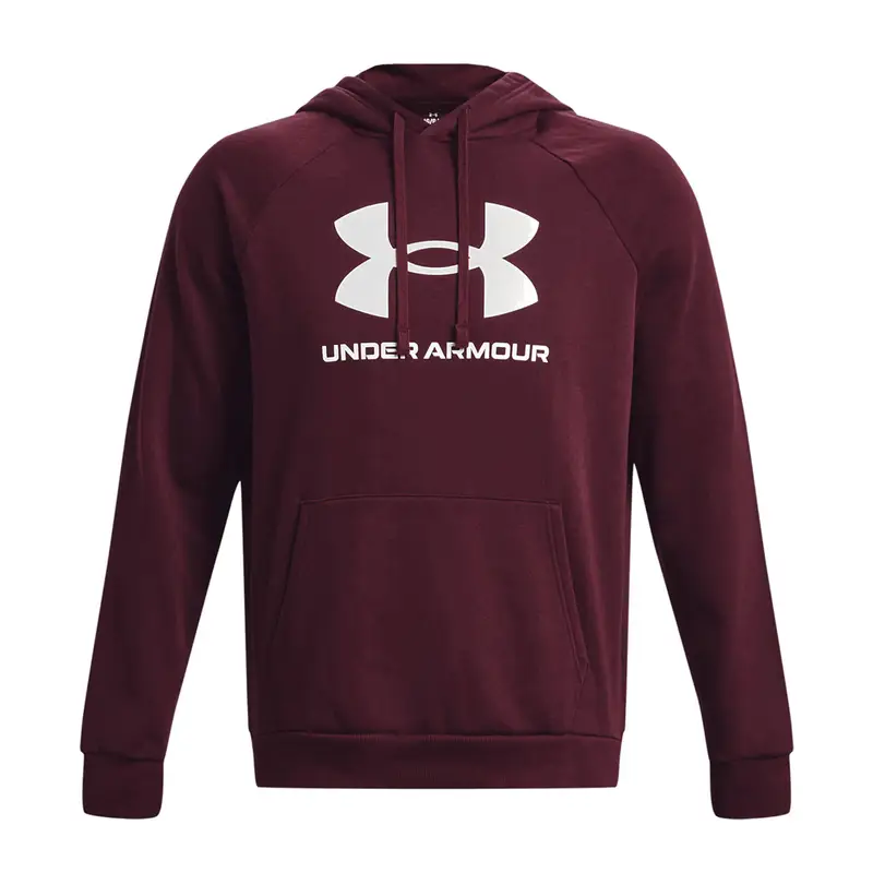 Felpa da uomo Under Armour Rival Fleece Logo HD | Under Armour Rosso carminio