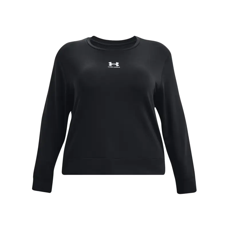 Felpa donna Under Armour Rival Terry Noir