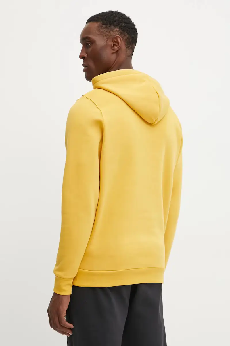 felpa Essential Fleece uomo colore marrone con cappuccio 1373880 Giallo miniatura 3