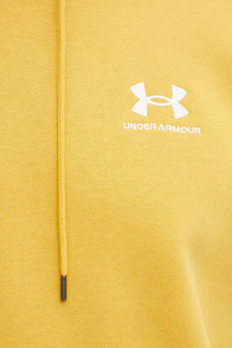 felpa Essential Fleece uomo colore marrone con cappuccio 1373880 Giallo miniatura 5