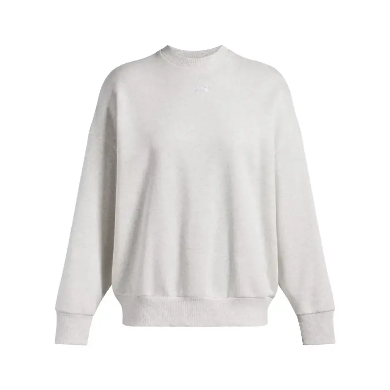 Felpa oversize da donna Under Armour Rival Fleece Gris