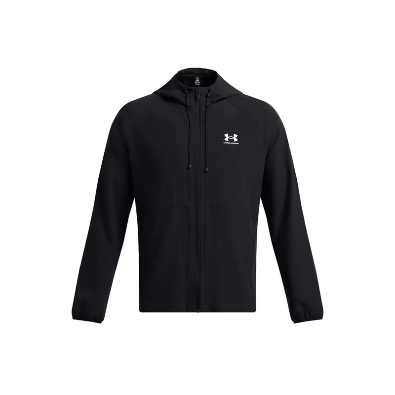 Felpa Palestra Con Cappuccio Windbreaker Nero Uomo S