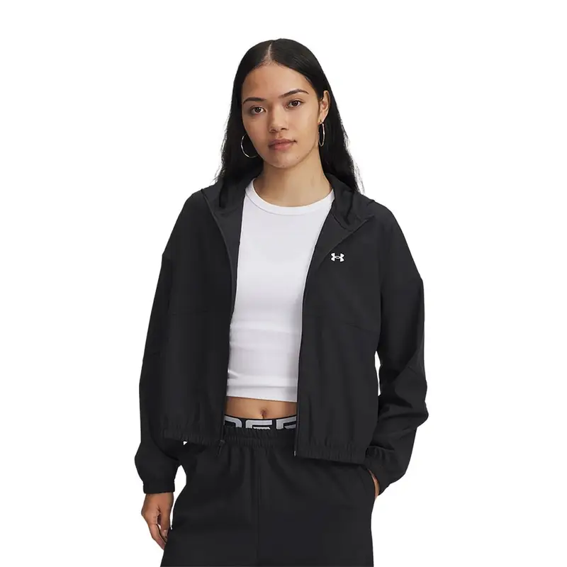 Felpa Palestra Rival Woven Jkt Nero Donna M