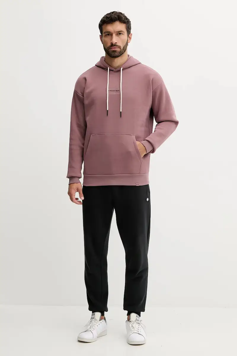 felpa Project Rock uomo colore rosa con cappuccio 6006245 miniatura 2