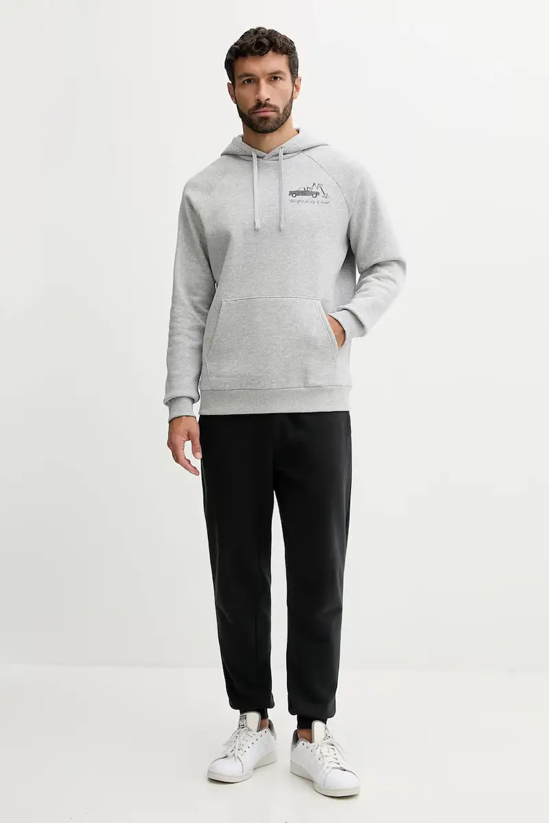 felpa Rival uomo colore grigio con cappuccio 6003955 miniatura 2