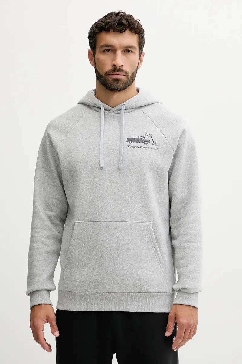 felpa Rival uomo colore grigio con cappuccio 6003955 miniatura 3