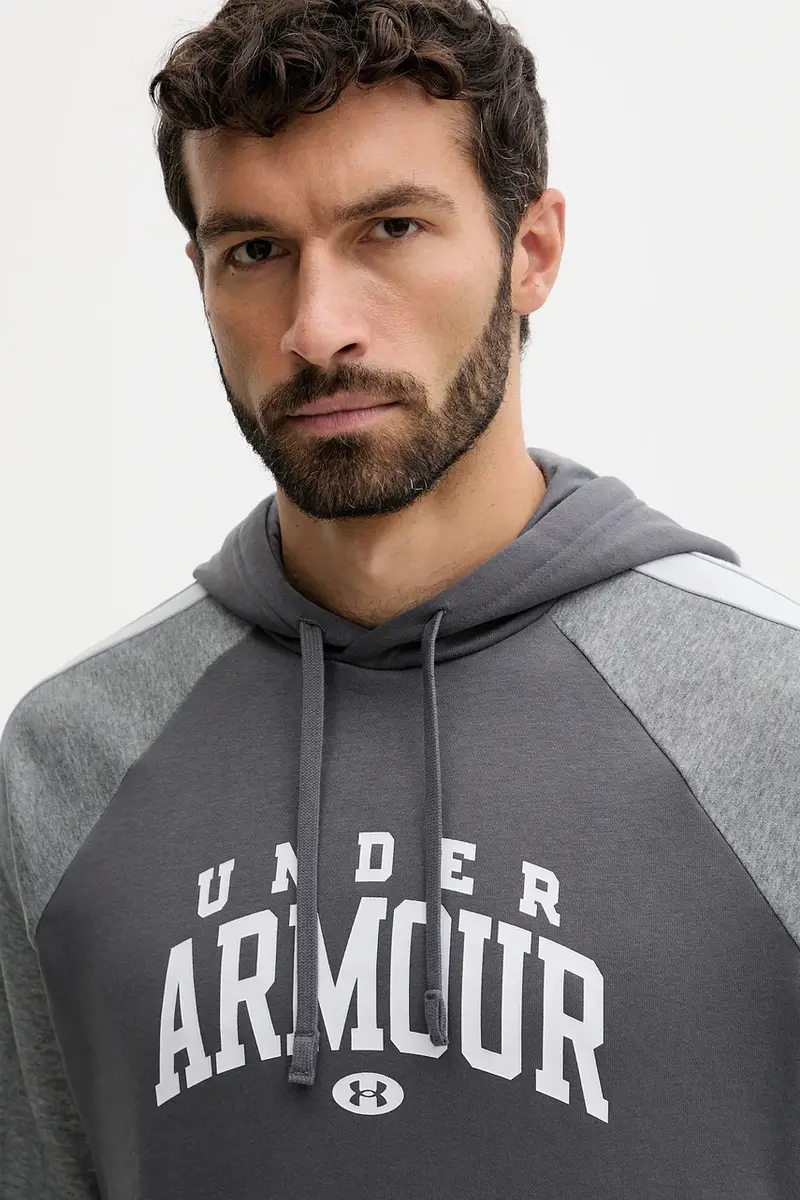 felpa Rival uomo colore grigio con cappuccio 6003958 miniatura 4