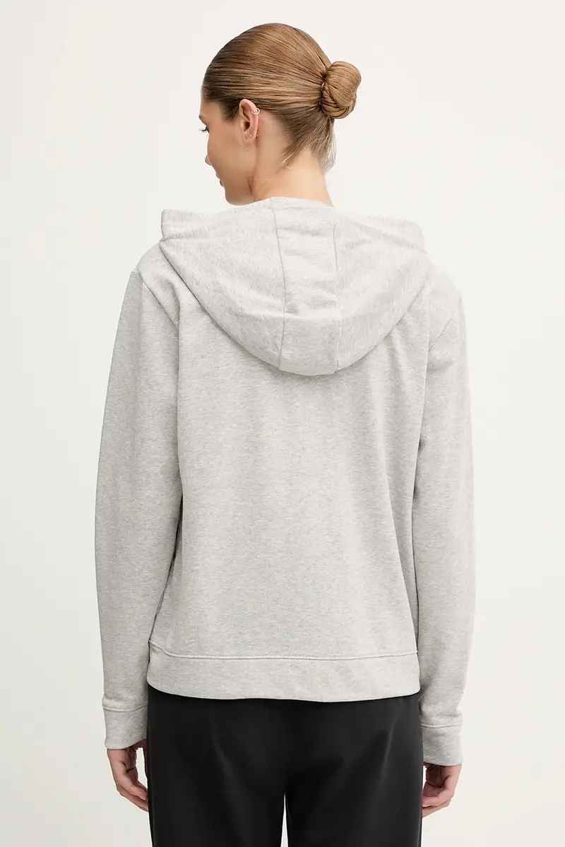 felpa UA Rival donna colore grigio con cappuccio 6005509 miniatura 3